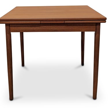 Square Teak Dining Table w 2 Leaves - 092304
