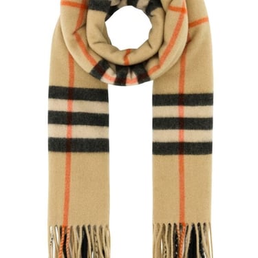 Burberry Unisex Embroidered Cashmere Scarf