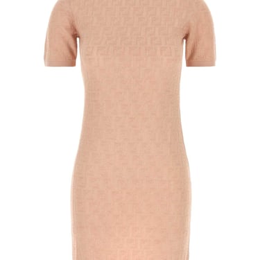 Fendi Women Pink Cotton Blend Dress
