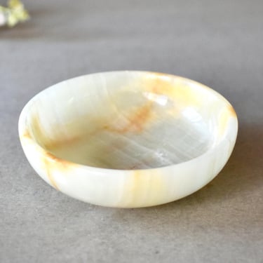 Vintage Onyx Bowl Decorative Bowl Home Decor Retro Decor 