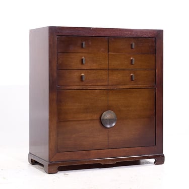 Albert of Shelbyville Mid Century Mahogany Chest Highboy Dresser - mcm 