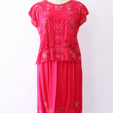 Hibiscus Balinese Lace Ensemble S/M