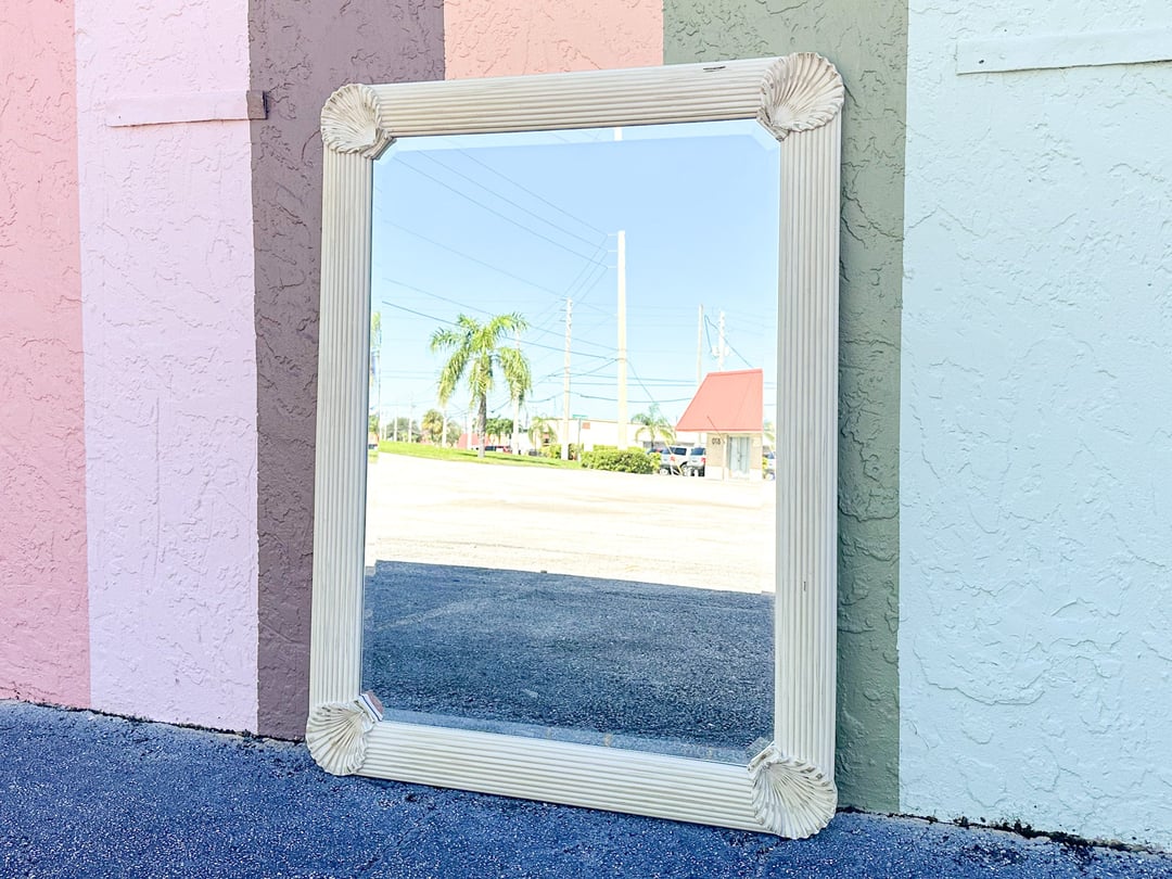 Coastal Chic Shell Mirror | Palm Beach Regency | Lake Park, FL