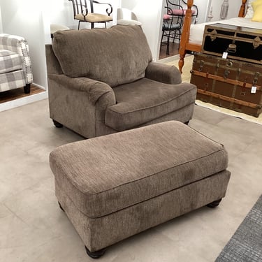 Oversized Chair & Ottoman