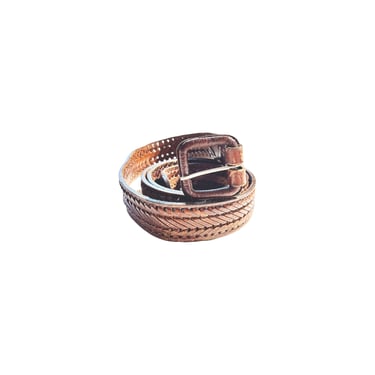 Vintage Western Leather Belt Rope