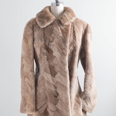 COZY & Chic 1960's Sheared Beaver Jacket From Bullocks / SM