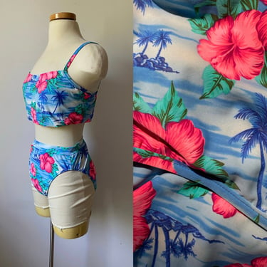 80s Hawaiian Bikini | Disco Laundry Vintage | Brooklyn, NY