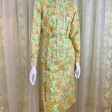 1960's Lilly Pulitzer Little Buds Shift Dress