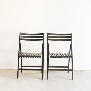 Pair of Vintage Folding Chairs