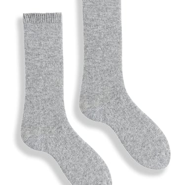 Solid Wool Cashmere Socks