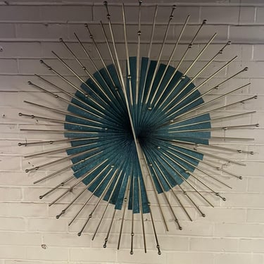 Curtis Jere Brass and Turquoise Starburst 