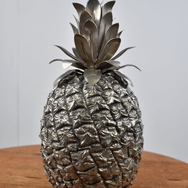 Vintage pineapple ice bucket by Hans Turnwald for Freddo Therm, 1970s - hollywood regency ice bucket - vintage bar ware 