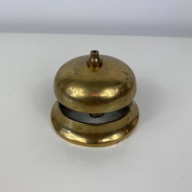 Victorian Brass Reception Desk Bell, Wall Bell, Front Desk Bell, Vintage Brass Bell, Old Brass Bell 