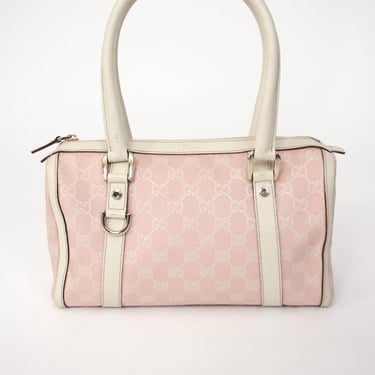 Gucci Abbey Boston GG Canvas Bag