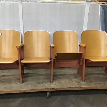 Vintage H.S. Auditorium Seats w/ Finished Ends (Tacoma)