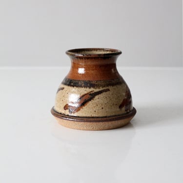 vintage studio pottery vase 