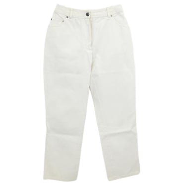Chanel Long Denim Pants White #36 | AMORE - Tokyo, Japan | ATTIC
