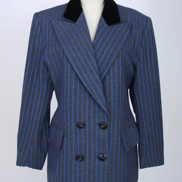 Guy Laroche Wool Pinstripe Blazer