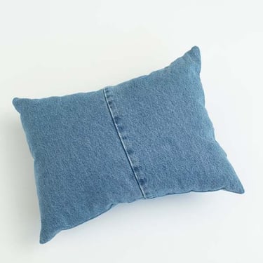 Vintage Denim Throw Pillow