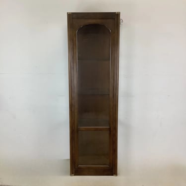 Vintage Modern Curio Display Cabinet 