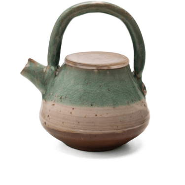 Kiliim | Faded Green Ceramic Teapot