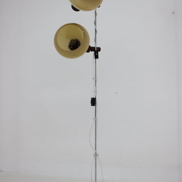 1970s Floor lamp with Plastic Lamp Shades, Hungary / Vintage Floor lamp / Mid-century / Beige Colour / 