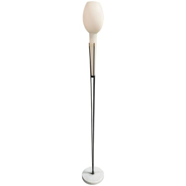Floor Lamp with Marble Base by Stilnovo, 1950s