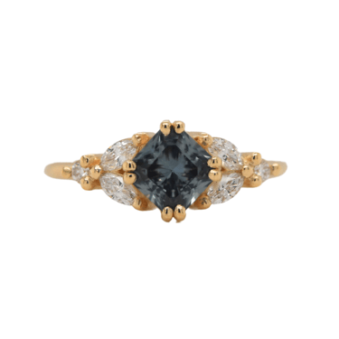 Radiant Sapphire Goldie Ring