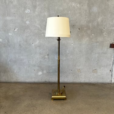 Vintage Brass Dimmable Floor Lamp