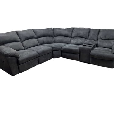 5 Seat L-Sectional Charcoal Gray – Ashley