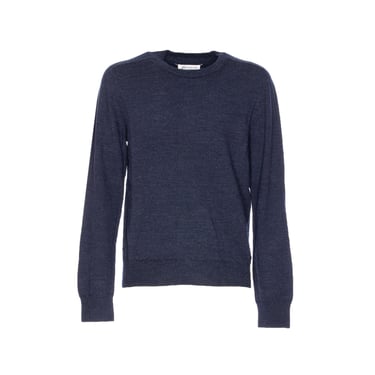 Maison Margiela Men Wool Sweater With Patches On Elbow