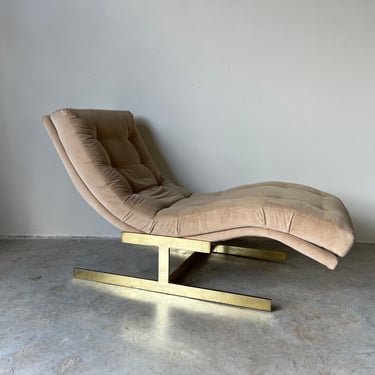 Postmodern Wave Form Carsons Chaise Lounge 
