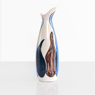 Mette Doller vase with abstract design, Andersson Johansson, Höganäs, Sweden