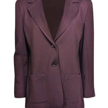 Bailey 44 - Maroon Two Button Blazer Sz L