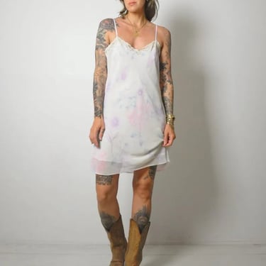 y2k Pastel Floral Slip Dress