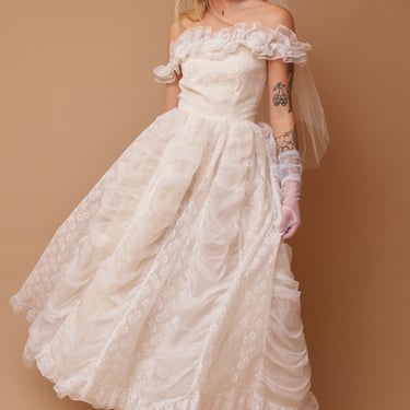 Magdalene Lace Gown - L