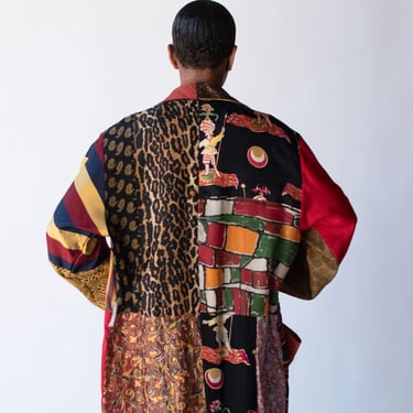 1990s Silk Patchwork Robe | Todd Oldham 