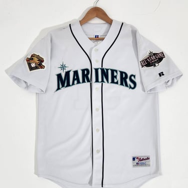 Y2K Seattle Mariners Ichiro Suzuki 2001 MLB All-Star Game Jersey Sz. L