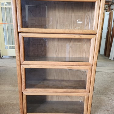 4-tier Oak Barrister Bookshelf 36" x 59.5" x 12.5"