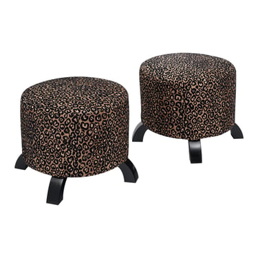 Pair of Art Deco French Stools