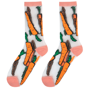 Coucou Suzette - Sheer Carrot Socks