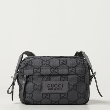 Gucci Shoulder Bag Men Grey Men