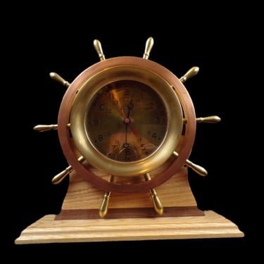 Chelsea Clock with Custom Wooden Base