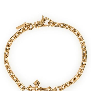 Emanuele Bicocchi Unisex Gold 925 Silver Croce Avelli Bracelet