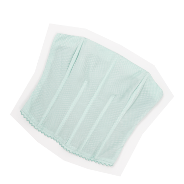 Gianfranco Ferre pastel strapless bustier