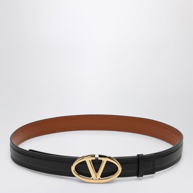 Valentino Garavani Vlogo Belt The Bold Edition Tblack/Marrone Women