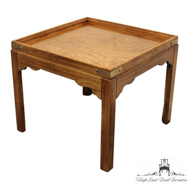 DREXEL Chartwell Collection Rustic European Style 30" Square Accent End Table 194-307-3 