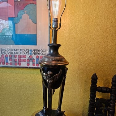 REMBRANT Egyptian Vintage Lamp, Isis Lamp, Egyptian Goddess Lamp, Mid Century lamp, Vintage Table Lamp, Collectors Lamp, Designer Lamp, 