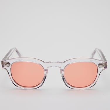 Small - New York Eye_rish Causeway Glasses Clear with Pink lenses. 