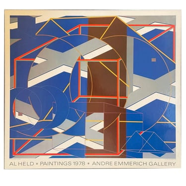 Al Held Painting Exhibition for Andre’ Emmerich Gallery 